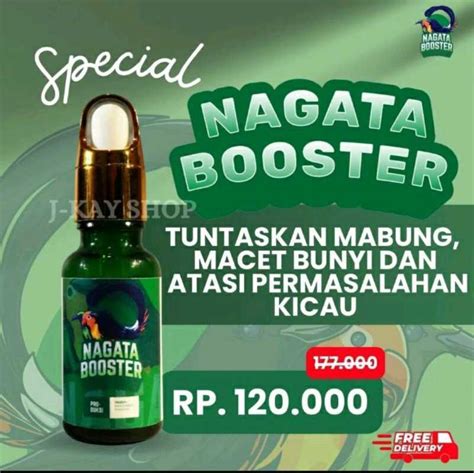 Jual Vitamin Burung Nagata Booster Original Solusi Tepat Atasi Burung