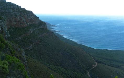 Hiking up the Twelve Apostles to Table Mountain, Cape Town