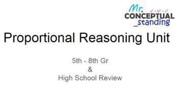 Ratios and Proportions Math Unit | Proportional Reasoning Problem Solving