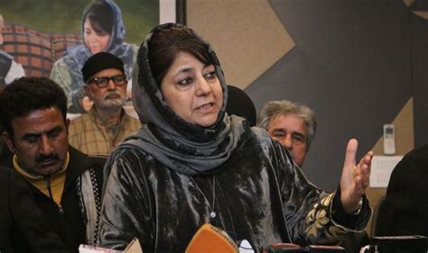 Entire Jammu And Kashmir Has Been Converted Into A Jail Mehbooba Mufti