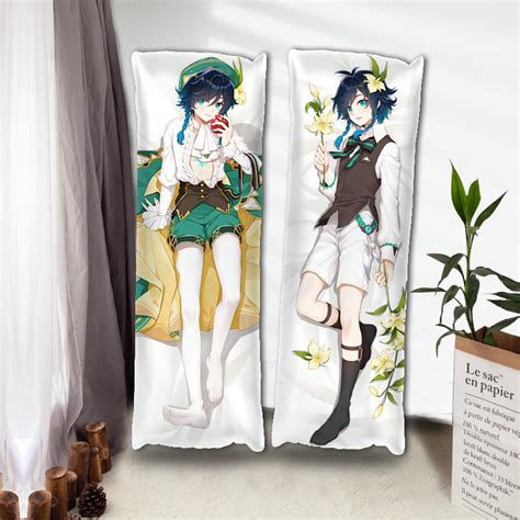 Kaufe Genshin Anime Cosplay Mondstadt Venti Dakimakura Cover Anime