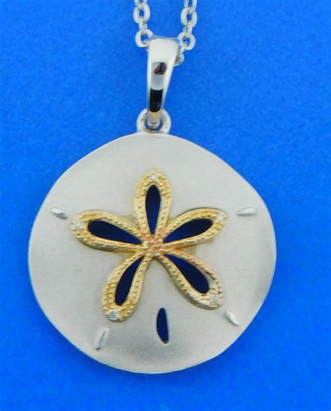 Alamea Sand Dollar Pendant Sterling Silver K Island Sun Jewelry