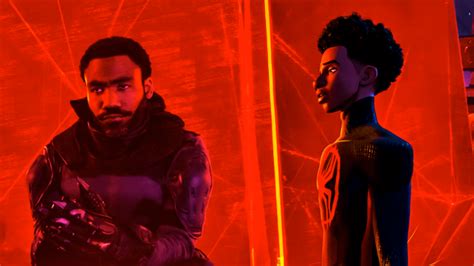 Spider Verse Photos Reveal Hd Look At Donald Glover S Prowler Cameo