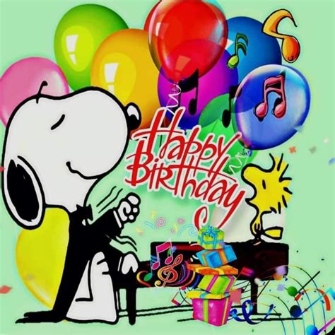 Best 12 Happy Birthday Snoopy | Peanuts and Snoopy Birthday Song ...