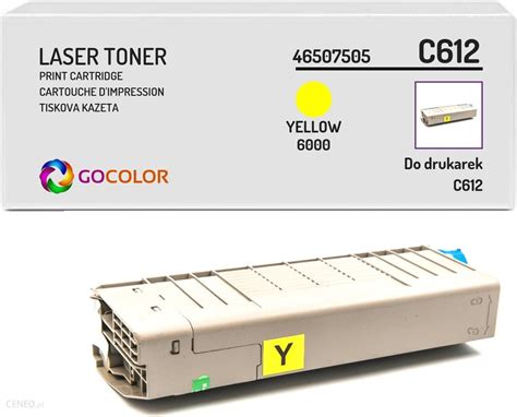 Toner Do Oki C612 46507505 Yellow Zamiennik Opinie I Ceny Na Ceneo Pl