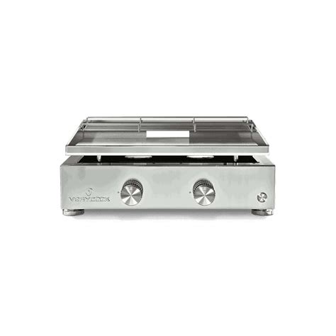 Plancha Gas Grill SIMPLICITY 2 Burners Stainless Steel Plate Nu Eden