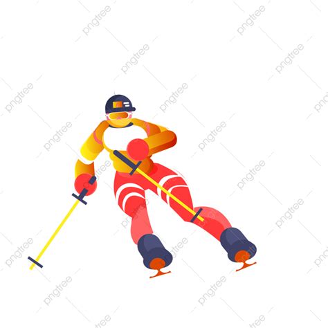 Ski Man Hd Transparent Man Skiing Winter Skiing Men Png Image For