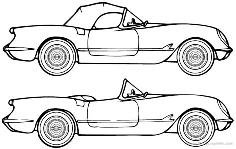 Corvette Drawing | Free download on ClipArtMag