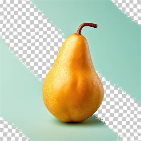 Fundo transparente isolado pêra fruta PSD Premium