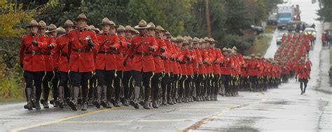 Sea Of Red Serge For Fallen Surrey Rcmp Officer Surrey Now Leader