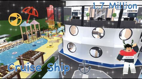 Bloxburg Cruise Ship Tour 1 7 Million YouTube