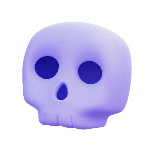 Skull, head, halloween 3D illustration - Download on Iconfinder