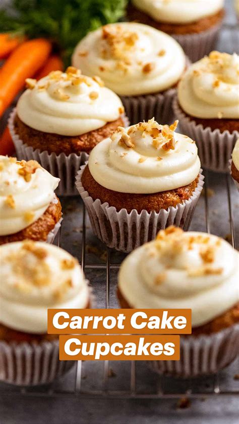 Carrot Cake Cupcakes Artofit