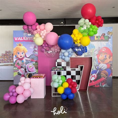 Mario Kart Backdrop Party Inspo En Fiesta De Cumplea Os De Mario