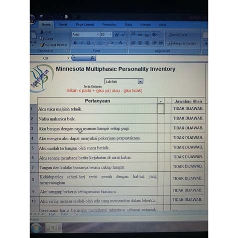 jual software psikotes mmpi shopee indonesia
