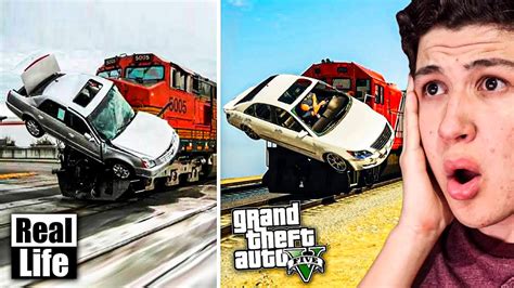 Gta 5 Vs Vida Real 2 Grand Theft Auto V En La Vida Real Youtube