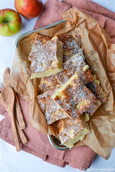 Schneller Apfelkuchen Vom Blech Experimente Aus Meiner K Che