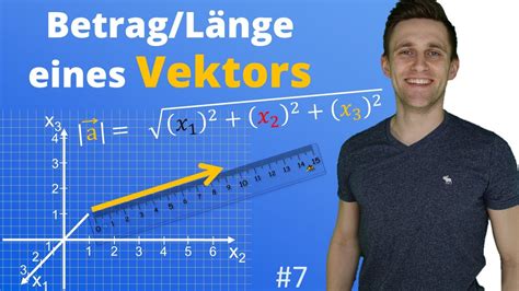 Betrag Länge eines Vektors berechnen Koordinatengeometrie