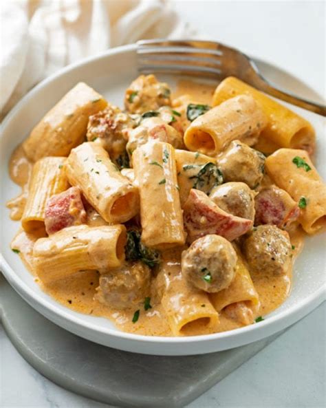 Creamy Sausage Pasta The Cozy Cook