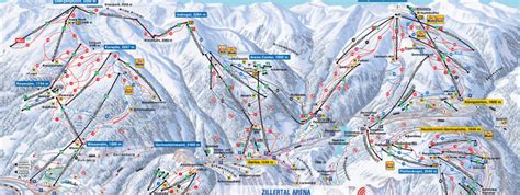 Maps Of Zillertal Valley Ski Resort Collection Of Maps Of Zillertal | Sexiz Pix