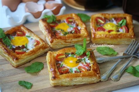 Pastri Puff Telur Egg Pastry Puffs Resepi Terbaik