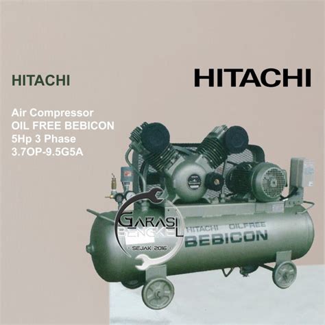 Jual Promo Spesial Hitachi Air Compressor Oil Free Bebicon Hp Phase