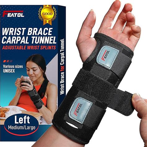 Featol Wrist Brace For Carpal Tunnel Adjustable Wrist Support Brace