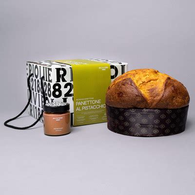 Traditional Italian Christmas Cake OLIVIERI 1882 Pistachio Panettone