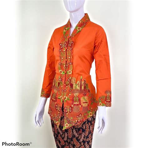 Jual KEBAYA ENCIM ONDEL ONDEL ATASAN BORDIR ONDEL ONDEL BEST