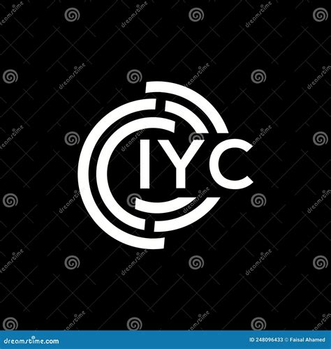 Design De Logotipo De Letra Iyc Conceito De Logotipo Das Iniciais Do Iyc Monogramas Design De