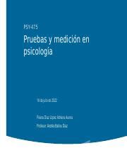 PP A4 Rivera DíazLópez docx PSY 475 Pruebas y medición en psicología