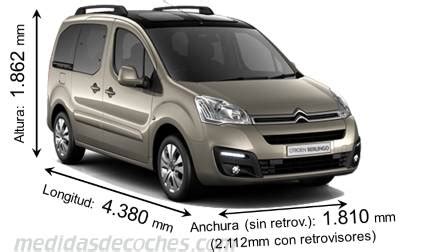 Medidas Citroen Berlingo Multispace Maletero Y Dimensiones