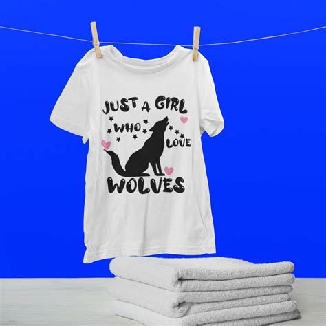 Just A Girl Who Loves Wolves Wolf Svg Lover Just A Girl Who Love