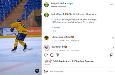 HC Davos Noah Schneeberger Trainiert Nach Autounfall Wieder Auf Eis