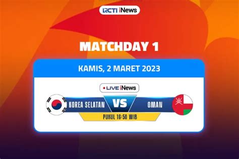 Score 808 Live Streaming Korea Selatan U 20 Vs Oman U 20 Piala Asia U