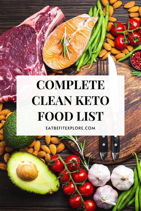 The Complete Clean Keto Food List Artofit