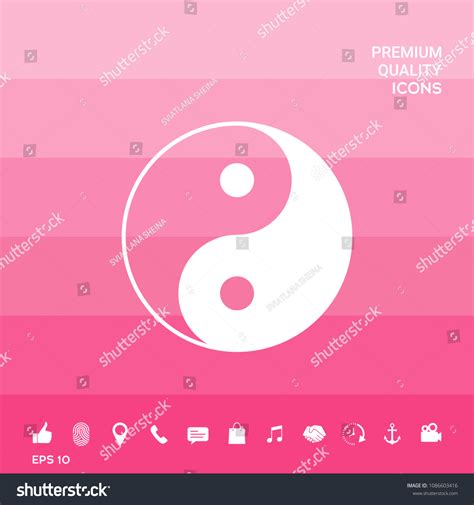 Yin Yang Symbol Of Harmony And Balance Royalty Free Stock Vector