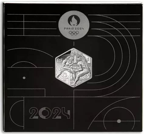 FRANCE 10 EURO 2024 Jeux Olympiques Paris Hercule Argent UNC EUR 18