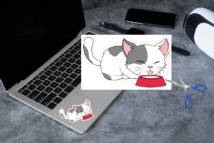 Cute Cats Character Stickers Graphic By Alexi Store Creative Fabrica