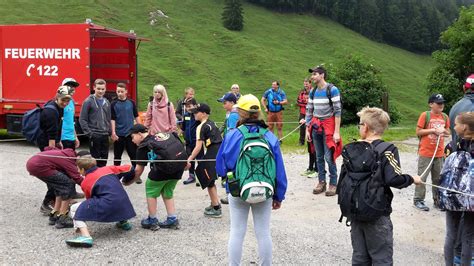 Das Wandern Ist Der Feuerwehrjugend Lust Landes Feuerwehrverband Tirol