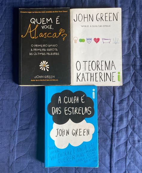 Kit Livros Do John Green A Culpa Das Estrelas Quem Voc Alasca E