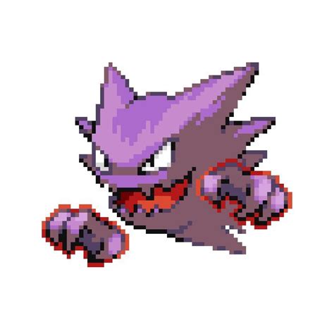 Haunter Pixel Art Pokemon Pokemon Sprites Haunter Pokemon