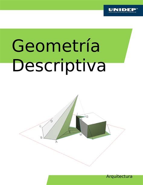 Glosario Fundamentos De Geometría Descriptiva Y Superficies Geometría Descriptiva Arquitectura