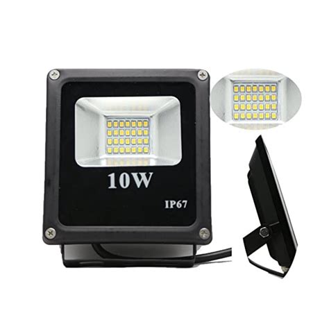 Reflector Cuadrado LED Para Exteriores Luz Blanca Multivoltaje 10w