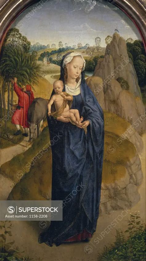 Virgin And Child By Hans Memling Circa 1433 1494 France Paris