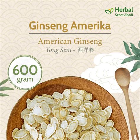 Jual American Ginseng Iris Gram Yong Sem Ginseng Amerika