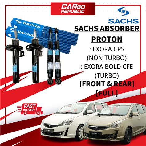 Sachs Proton Exora Non Turbo Exora Bold Cfe Turbo Absorber Full Set