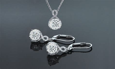 Swarovski Elements Jewelry Set Groupon Goods