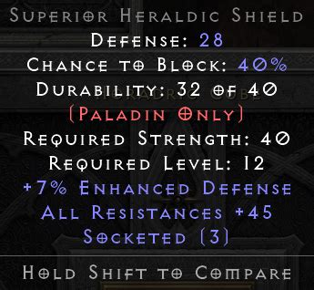 45 Heraldic Shield Pally Topic D2jsp