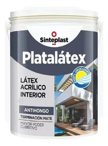 Platalatex Latex Interior Antihongos Lts Sinteplast Ft Acabado Mate